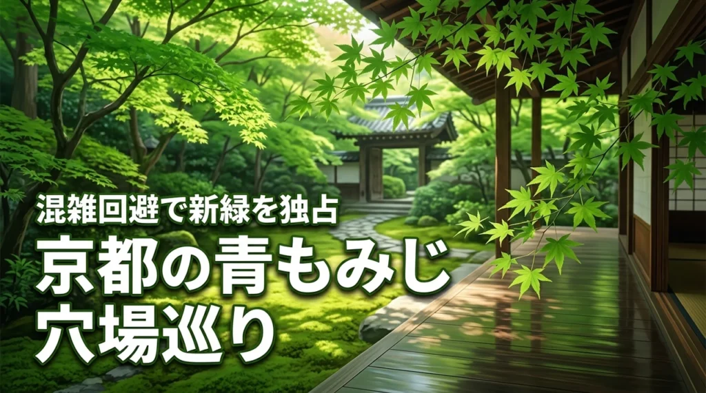 京都の青もみじは穴場巡りが正解！混雑を回避して美しい新緑を独占する全手法