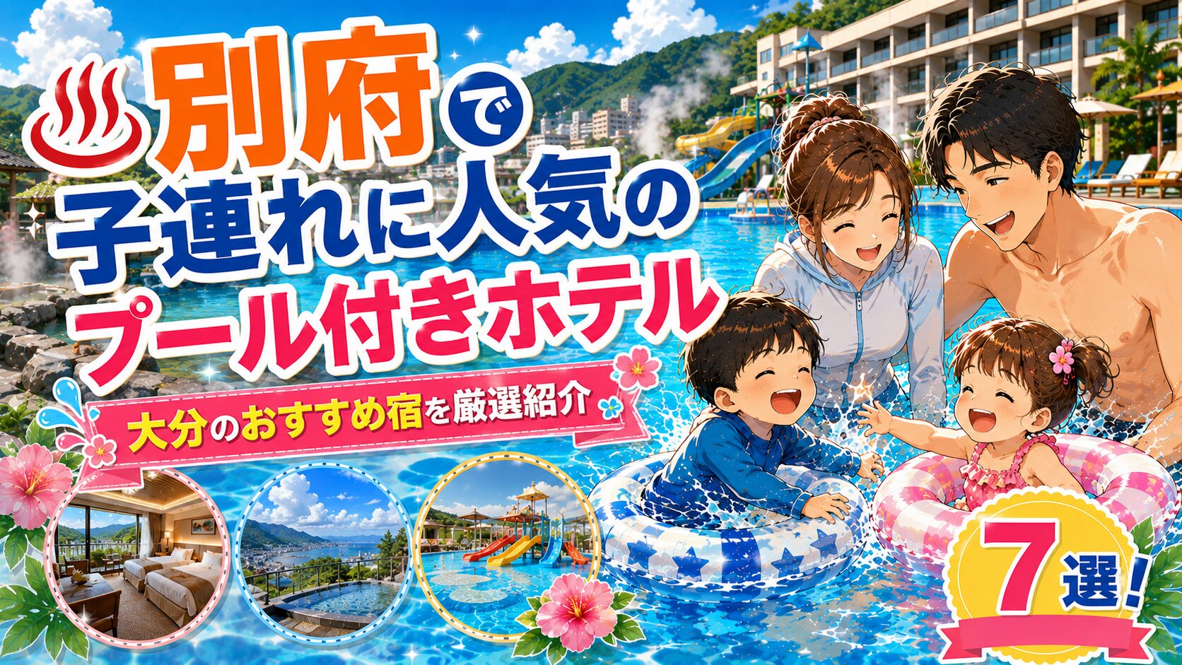 別府 大分 プール付きホテル 子連れ