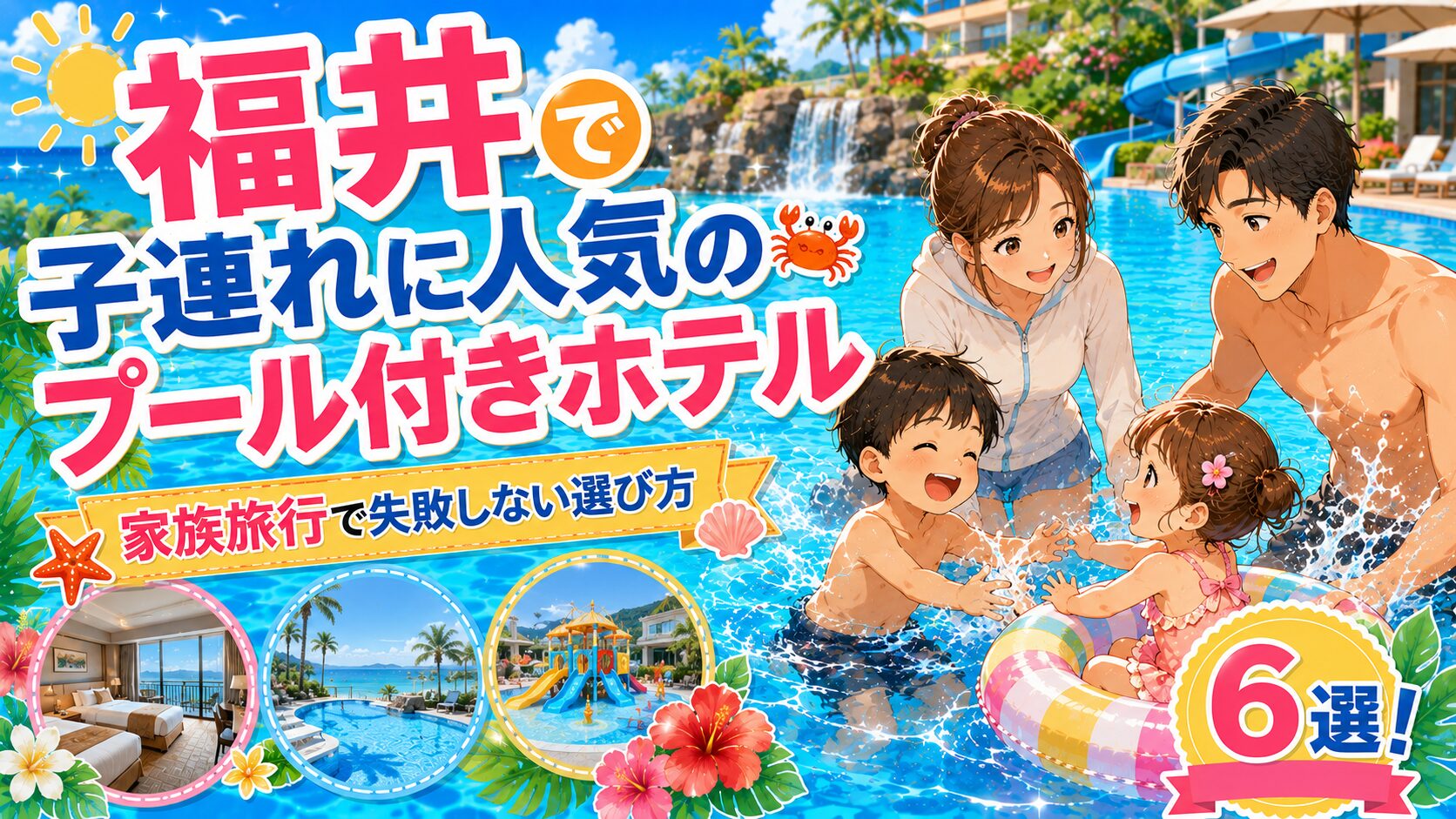 福井 プール付きホテル 子連れ芦原温泉