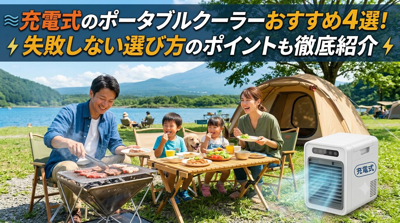ポータブルクーラー充電式 おすすめ