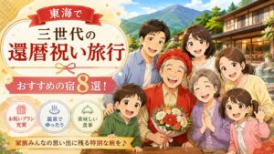 還暦祝い旅行 三世代 東海
